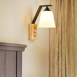 Traditional Classic Country Retro Painting Feature for Wall Sconces Wall Light
