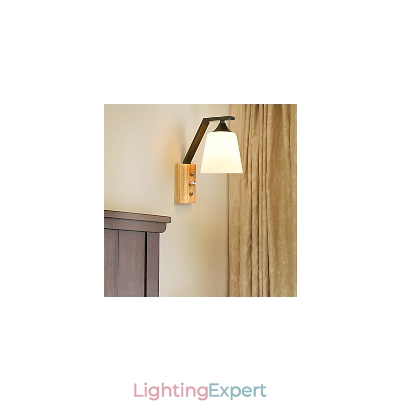 Traditional Classic Country Retro Painting Feature for Wall Sconces Wall Light