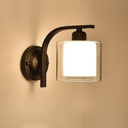 Traditional Classic Country Retro Painting Feature for Wall Sconces Wall Light