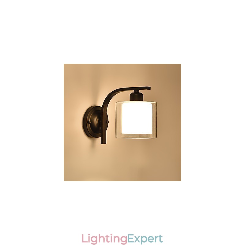 Traditional Classic Country Retro Painting Feature for Wall Sconces Wall Light