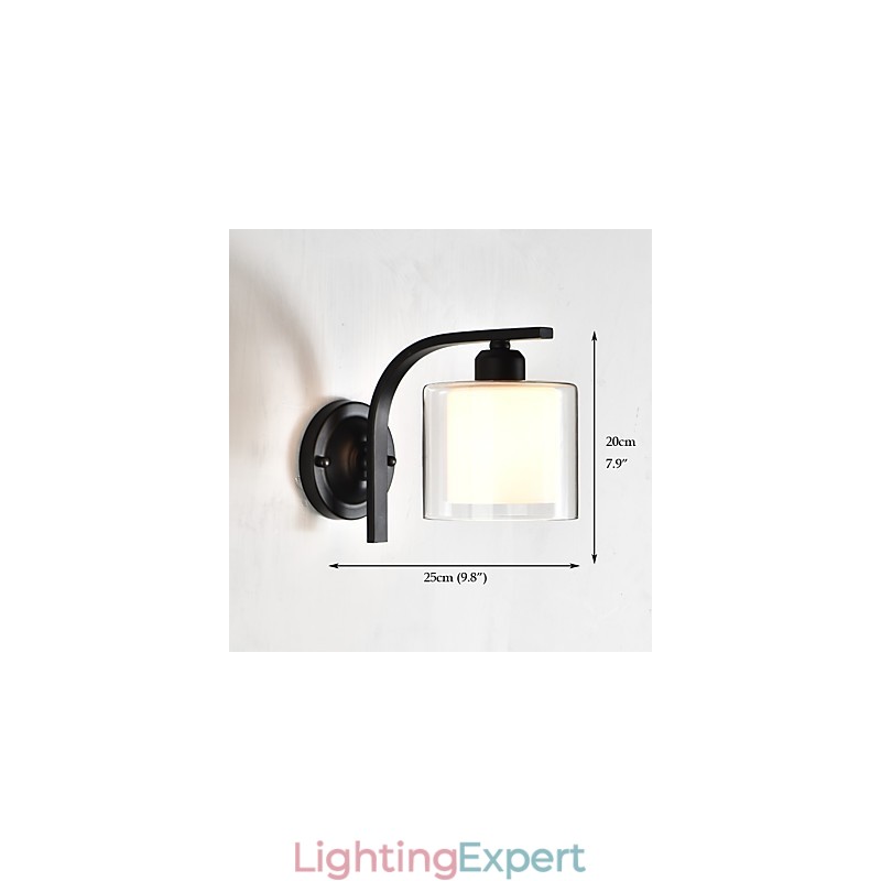 Traditional Classic Country Retro Painting Feature for Wall Sconces Wall Light