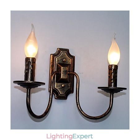 Retro Simple Wall Lamp Corridor Hallway Double Head Lamp Bedroom Living Room Wall Lamp Lighting Retro Simple Wall Lamp Corridor Hallway Double Head Lamp Bedroom Living Room Wall Lamp Lighting