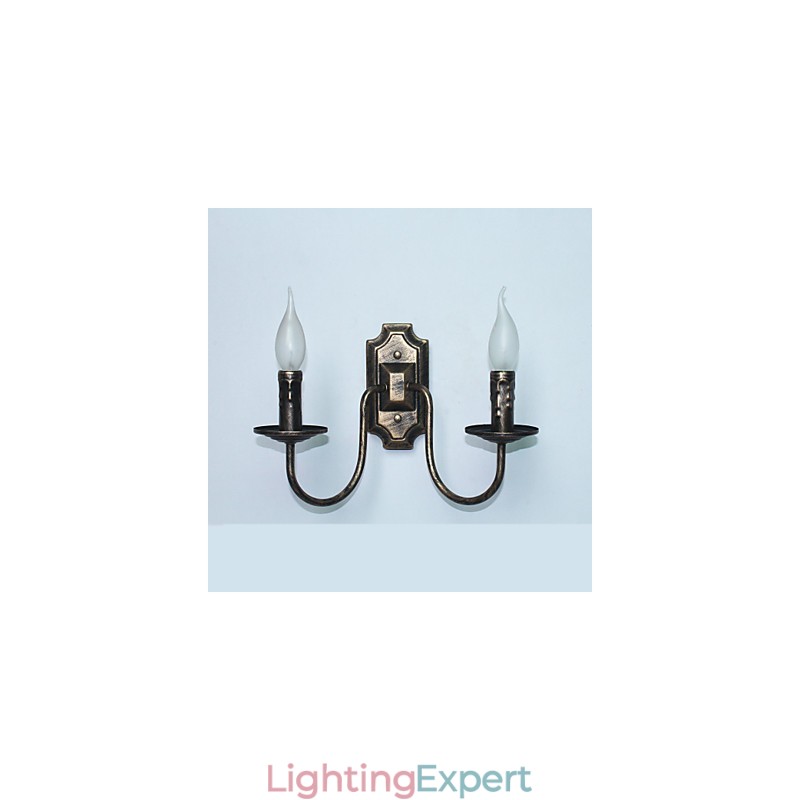 Retro Simple Wall Lamp Corridor Hallway Double Head Lamp Bedroom Living Room Wall Lamp Lighting