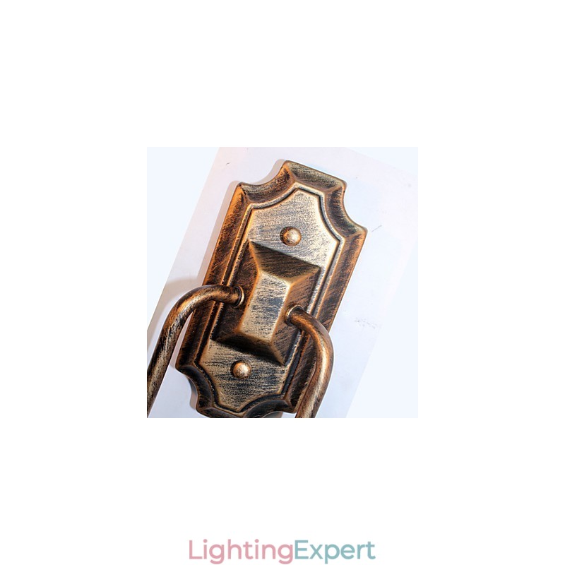 Retro Simple Wall Lamp Corridor Hallway Double Head Lamp Bedroom Living Room Wall Lamp Lighting