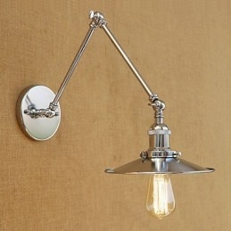 Modern Contemporary Country Retro Electroplated Feature for Swing Arm Ambient Light Swing