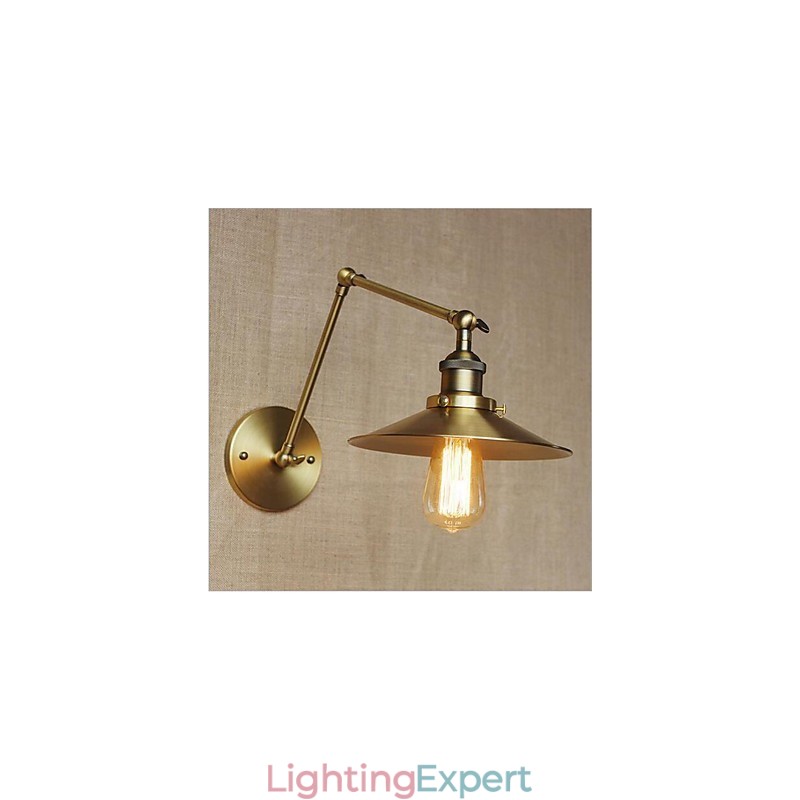 Modern Contemporary Country Retro Electroplated Feature for Swing Arm Ambient Light Swing