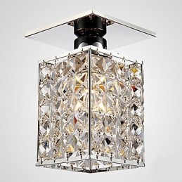 Modern Contemporary Electroplated Metal Flush Mount