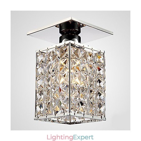 Modern Contemporary Electroplated Metal Flush Mount
