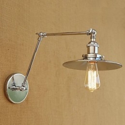Modern Contemporary Country Retro Electroplated Feature for Swing Arm Ambient Light Swing