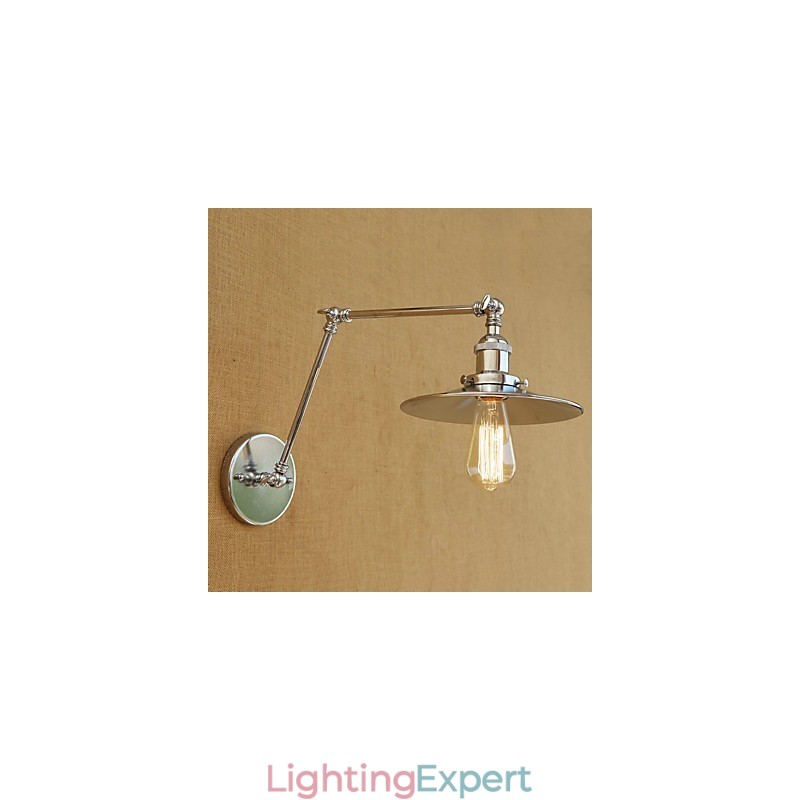 Modern Contemporary Country Retro Electroplated Feature for Swing Arm Ambient Light Swing