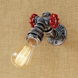 Country Retro Painting Feature for Mini Style Ambient Light Wall Sconces Wall Light