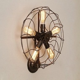 Traditional Classic Rustic Lodge Country Painting Feature for Mini Style Ambient Light Wall Sconces Wall Light