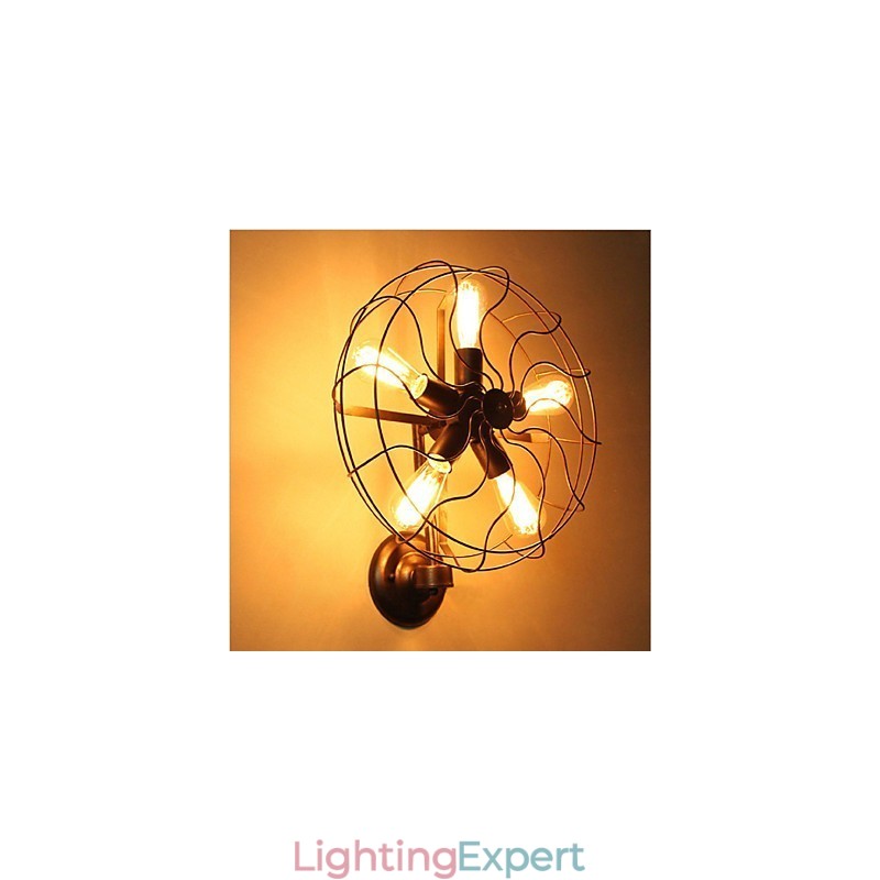 Traditional Classic Rustic Lodge Country Painting Feature for Mini Style Ambient Light Wall Sconces Wall Light
