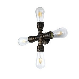 Rustic Lodge Traditional Classic Antique Brass Feature for Ambient Light Wall Lights Wall Light