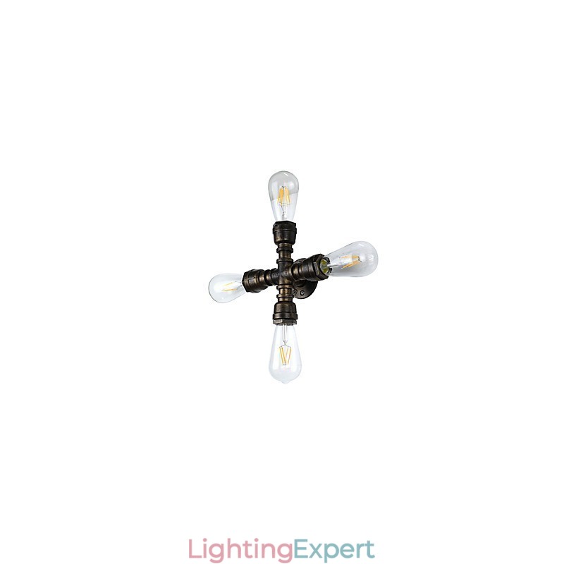 Rustic Lodge Traditional Classic Antique Brass Feature for Ambient Light Wall Lights Wall Light