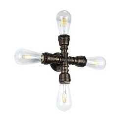 Rustic Lodge Traditional Classic Antique Brass Feature for Ambient Light Wall Lights Wall Light