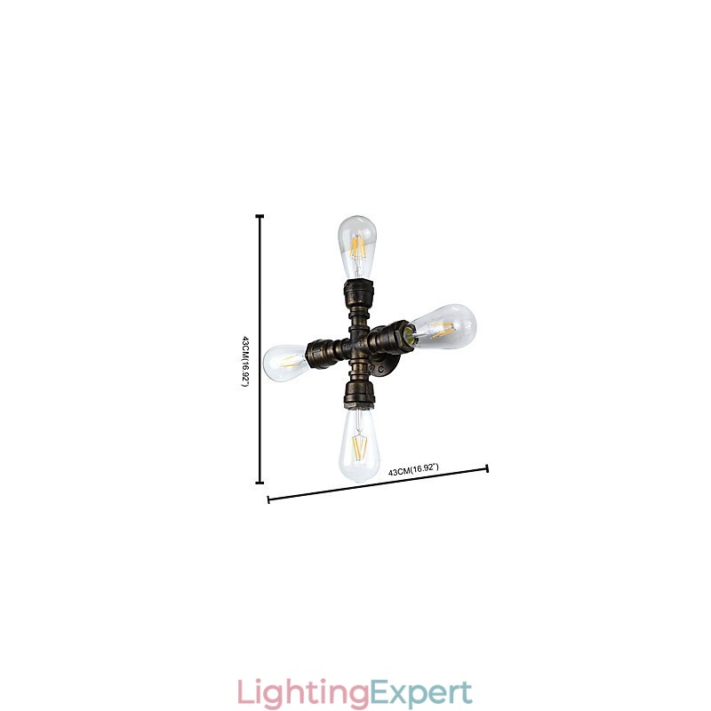 Rustic Lodge Traditional Classic Antique Brass Feature for Ambient Light Wall Lights Wall Light