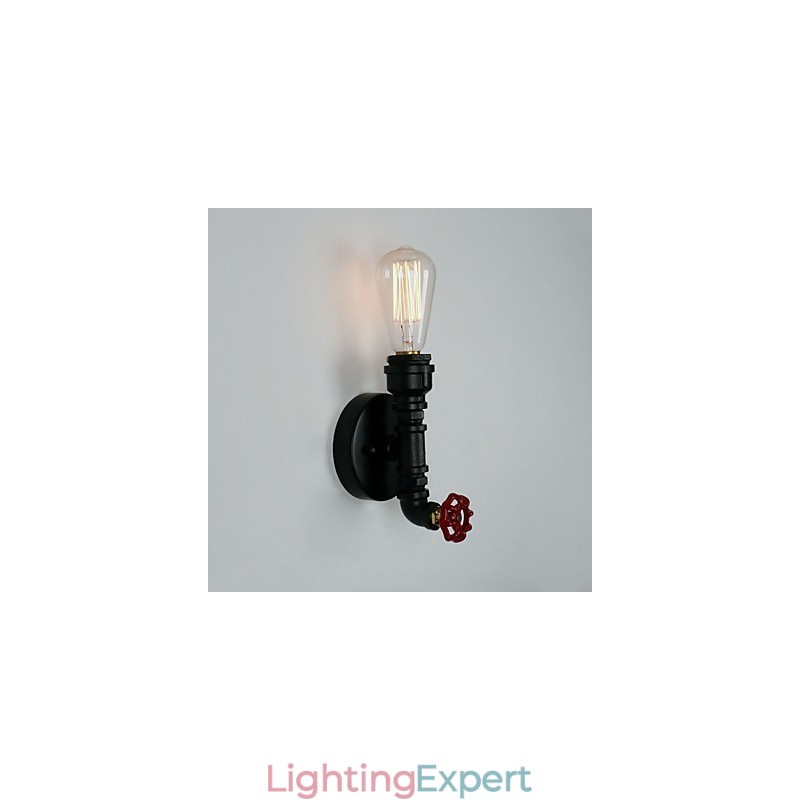 Rustic Lodge Modern Contemporary Country Retro Painting Feature for Mini Style Uplight Wall Sconces