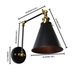 Rustic Lodge Traditional Classic Painting Feature for Downlight Wall Lights Wall Light
