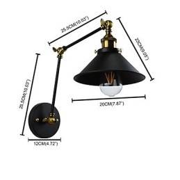 Rustic Lodge Traditional Classic Painting Feature for Downlight Wall Lights Wall Light