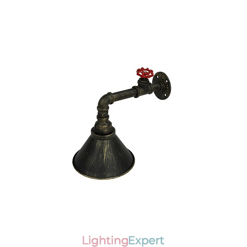 loft Retro Industrial Wall Sconce Restaurant And Bar Metal Water Pipe Wall lamp