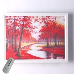 Integrated Modern Contemporary Modern Comtemporary Painting Feature for Ambient Light Wall Sconces