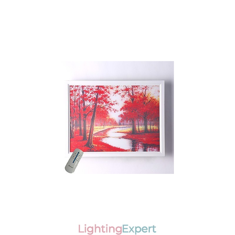 Integrated Modern Contemporary Modern Comtemporary Painting Feature for Ambient Light Wall Sconces