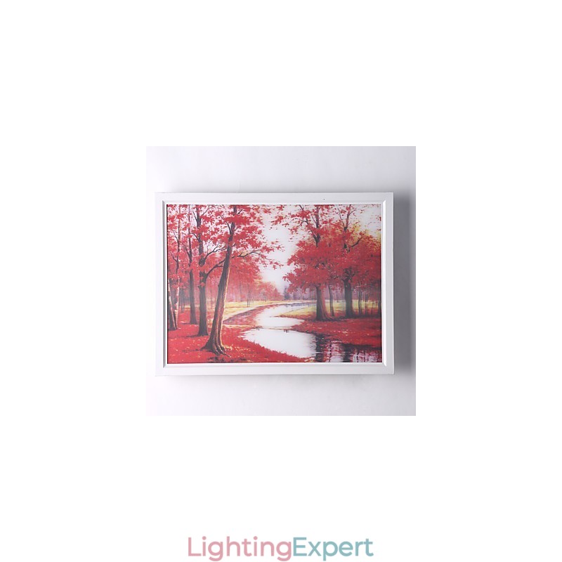 Integrated Modern Contemporary Modern Comtemporary Painting Feature for Ambient Light Wall Sconces