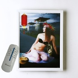 Integrated Modern Contemporary Modern Comtemporary Painting Feature for Ambient Light Wall Sconces
