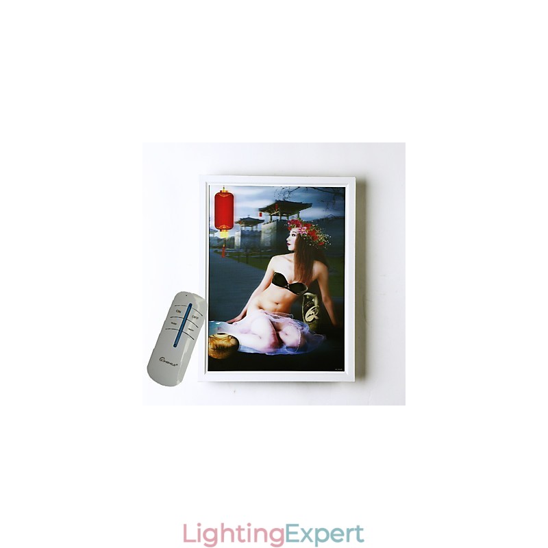 Integrated Modern Contemporary Modern Comtemporary Painting Feature for Ambient Light Wall Sconces