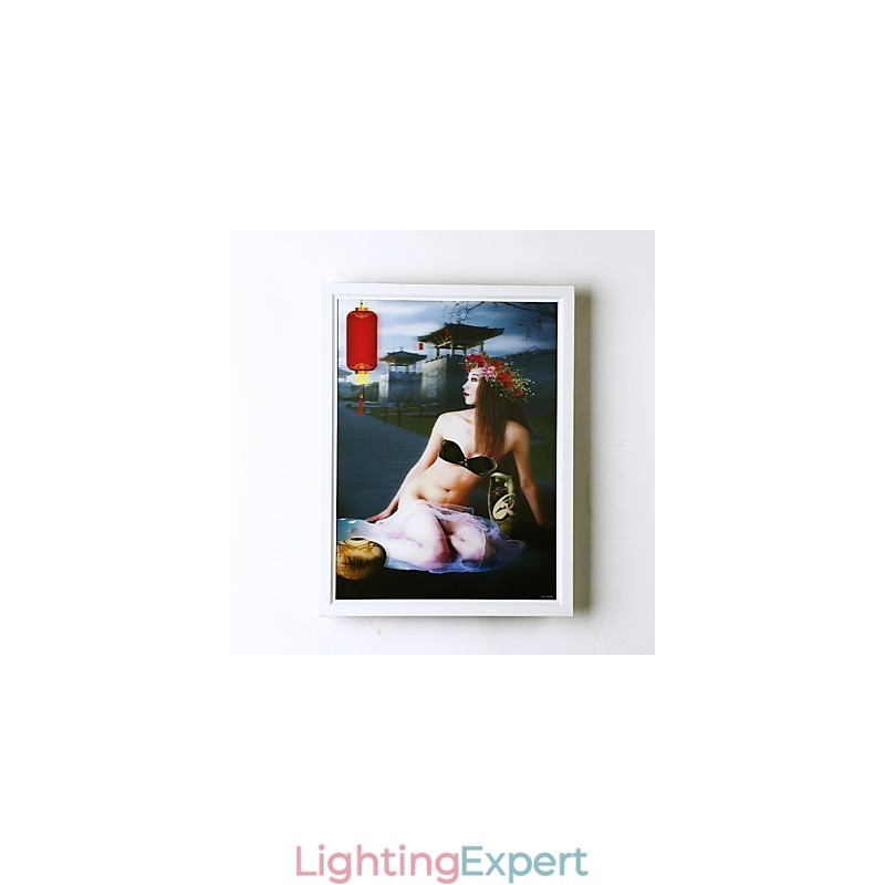 Integrated Modern Contemporary Modern Comtemporary Painting Feature for Ambient Light Wall Sconces