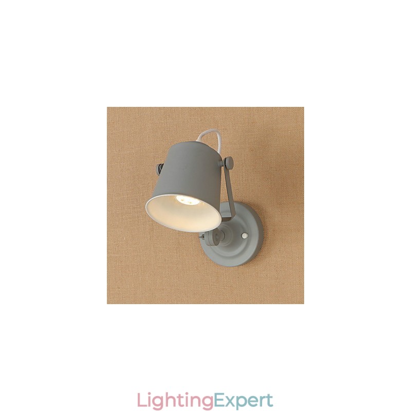 Painted Steel Wall Lamp Dumb Black American Coffee Decoration Retro Wall Light Lightsaber Lamp On Wall