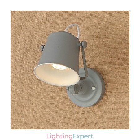 Painted Steel Wall Lamp Dumb Black American Coffee Decoration Retro Wall Light Lightsaber Lamp On Wall