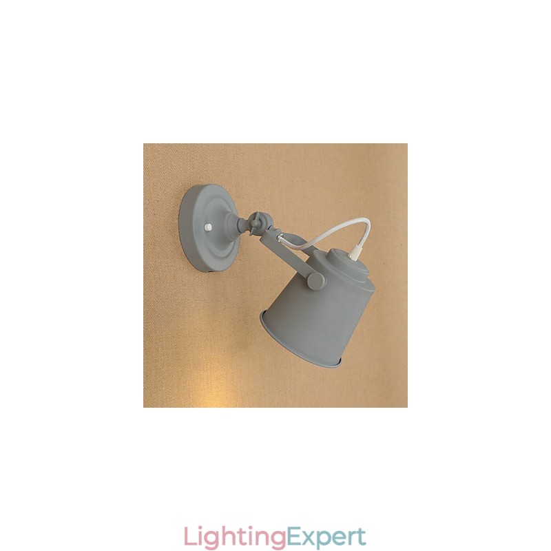 Painted Steel Wall Lamp Dumb Black American Coffee Decoration Retro Wall Light Lightsaber Lamp On Wall