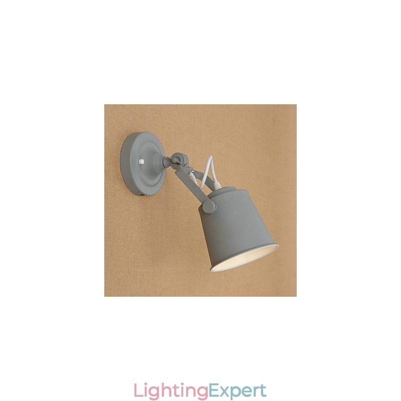 Painted Steel Wall Lamp Dumb Black American Coffee Decoration Retro Wall Light Lightsaber Lamp On Wall