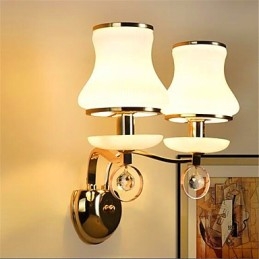 Modern Contemporary Electroplated Feature for Crystal Mini Style Eye Protection Wall Lights