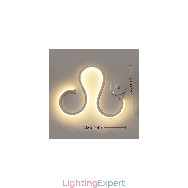 Modern Minimalist Lamp Aluminum Lamp Bedroom Bedside Lamp Decoration Designers Shaped Corridor Lighting Creative Living Room Lamps