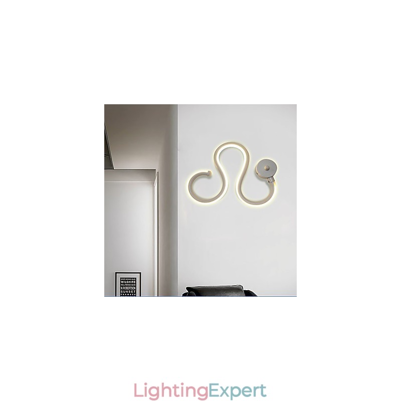 Modern Minimalist Lamp Aluminum Lamp Bedroom Bedside Lamp Decoration Designers Shaped Corridor Lighting Creative Living Room Lamps