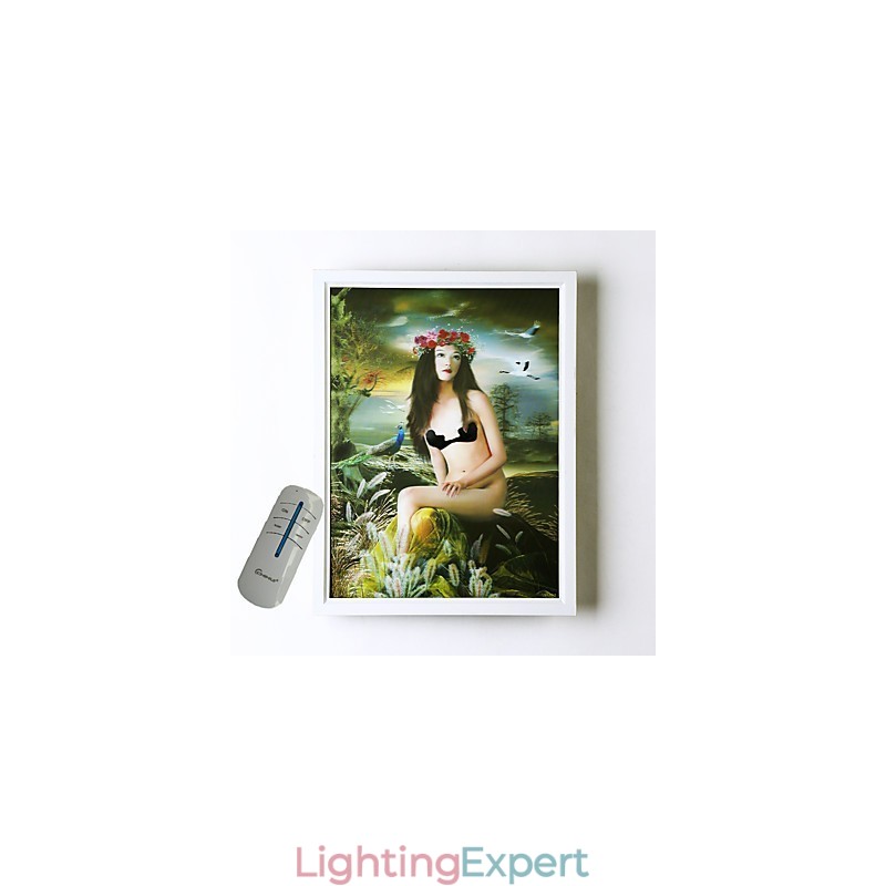 Integrated Modern Contemporary Modern Comtemporary Painting Feature for Ambient Light Wall Sconces