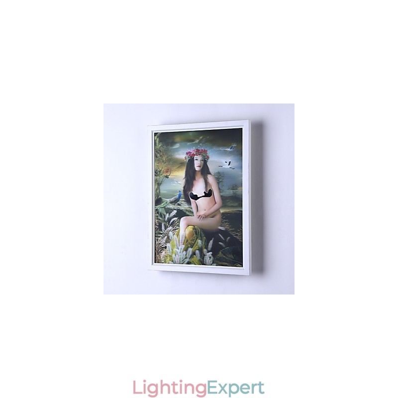 Integrated Modern Contemporary Modern Comtemporary Painting Feature for Ambient Light Wall Sconces