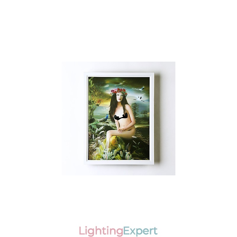 Integrated Modern Contemporary Modern Comtemporary Painting Feature for Ambient Light Wall Sconces