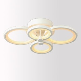 42W Flush Mount Modern Contemporary Painting Metal