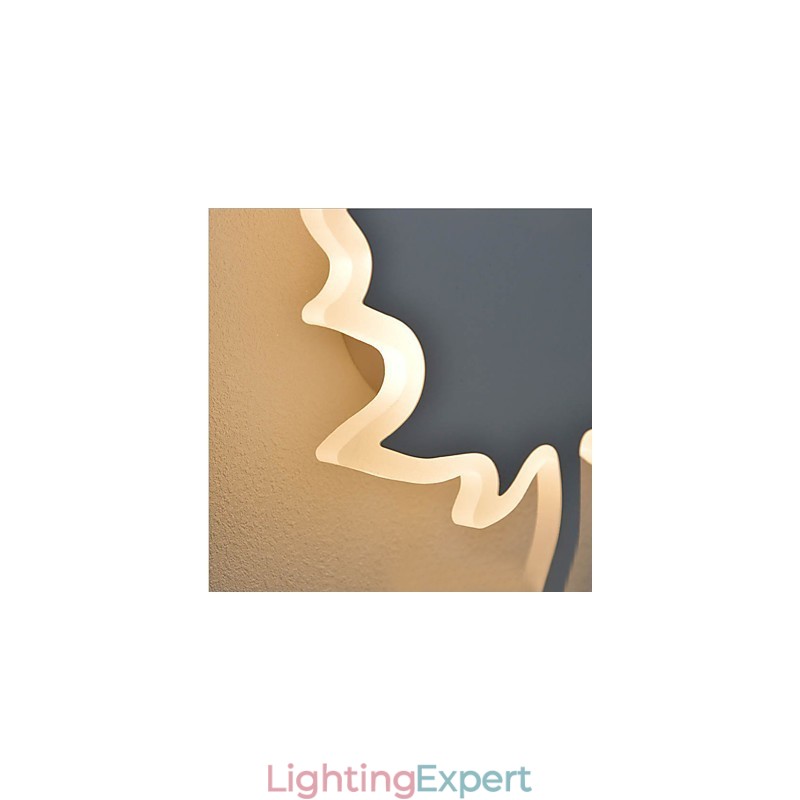 Integrated Modern Contemporary Modern Comtemporary Painting Feature for Ambient Light Wall Sconces