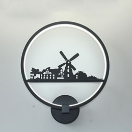 Modern Contemporary Painting Feature for Ambient Light Wall Lights Wall Light