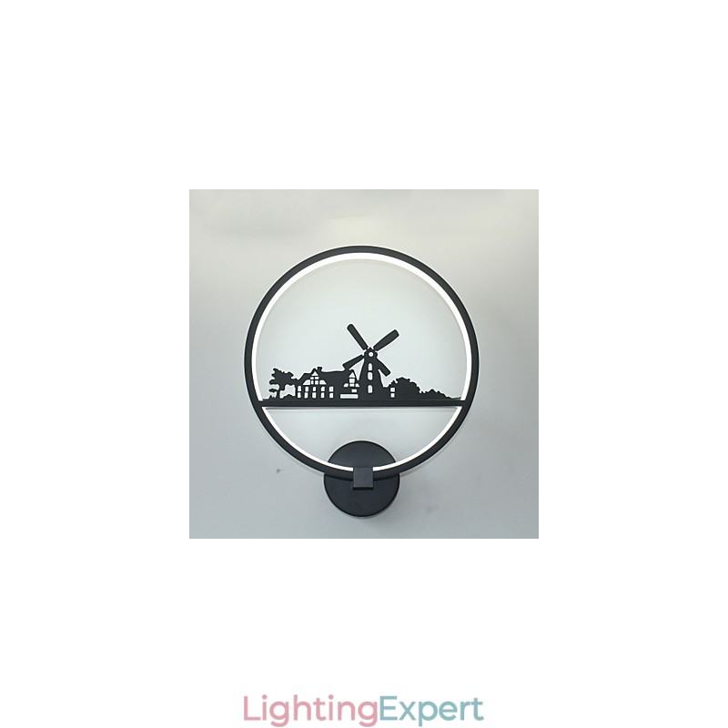 Modern Contemporary Painting Feature for Ambient Light Wall Lights Wall Light