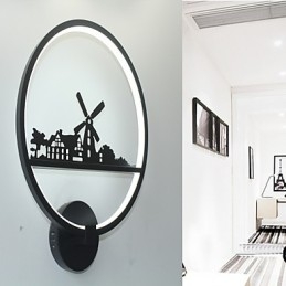 Modern Contemporary Painting Feature for Ambient Light Wall Lights Wall Light