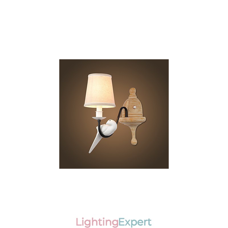 Rustic Lodge Simple Vintage Painting Feature Ambient Light Wall Sconces Wall Light