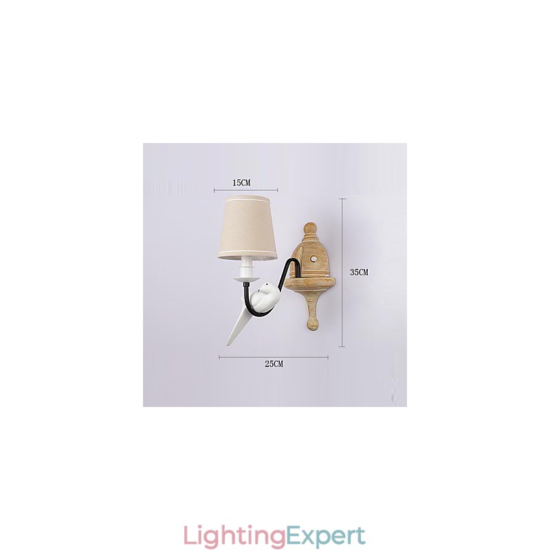 Rustic Lodge Simple Vintage Painting Feature Ambient Light Wall Sconces Wall Light