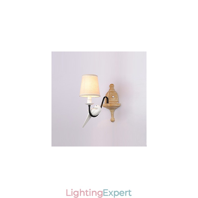 Rustic Lodge Simple Vintage Painting Feature Ambient Light Wall Sconces Wall Light
