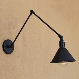 Country Retro Painting Feature for Mini Style Swing Arm Eye Protection Downlight Swing Arm Lights